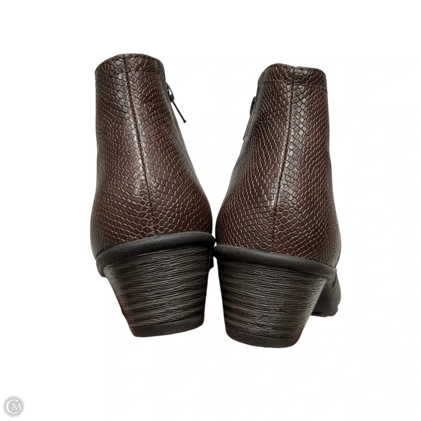 Boots Ankle Heels By Earth In Taupe, Size: 7.5