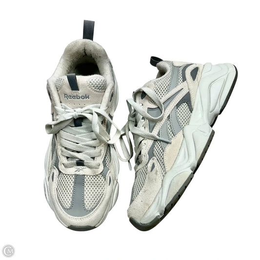 Shoes Athletic By Reebok In Grey & White, Size: 9