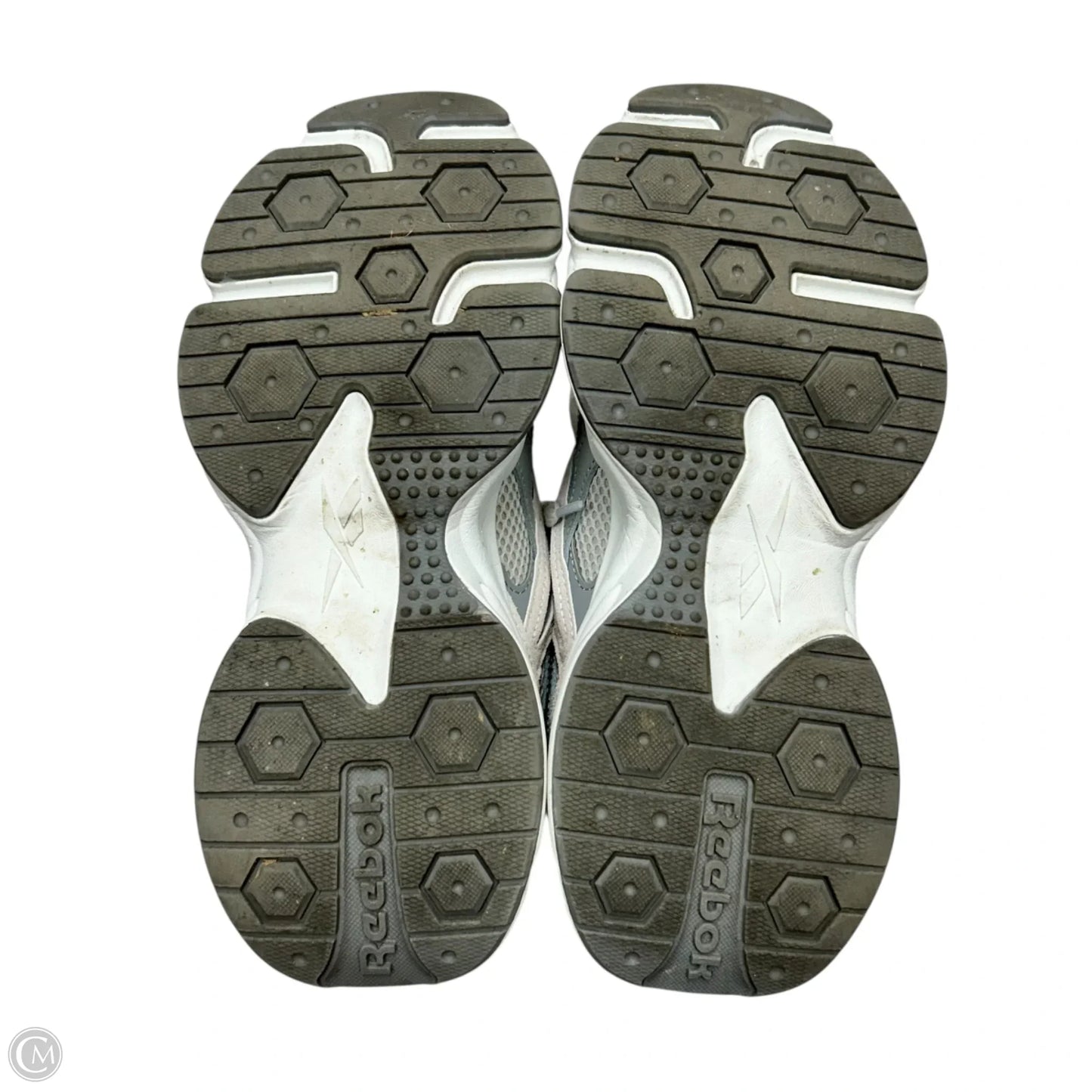 Shoes Athletic By Reebok In Grey & White, Size: 9