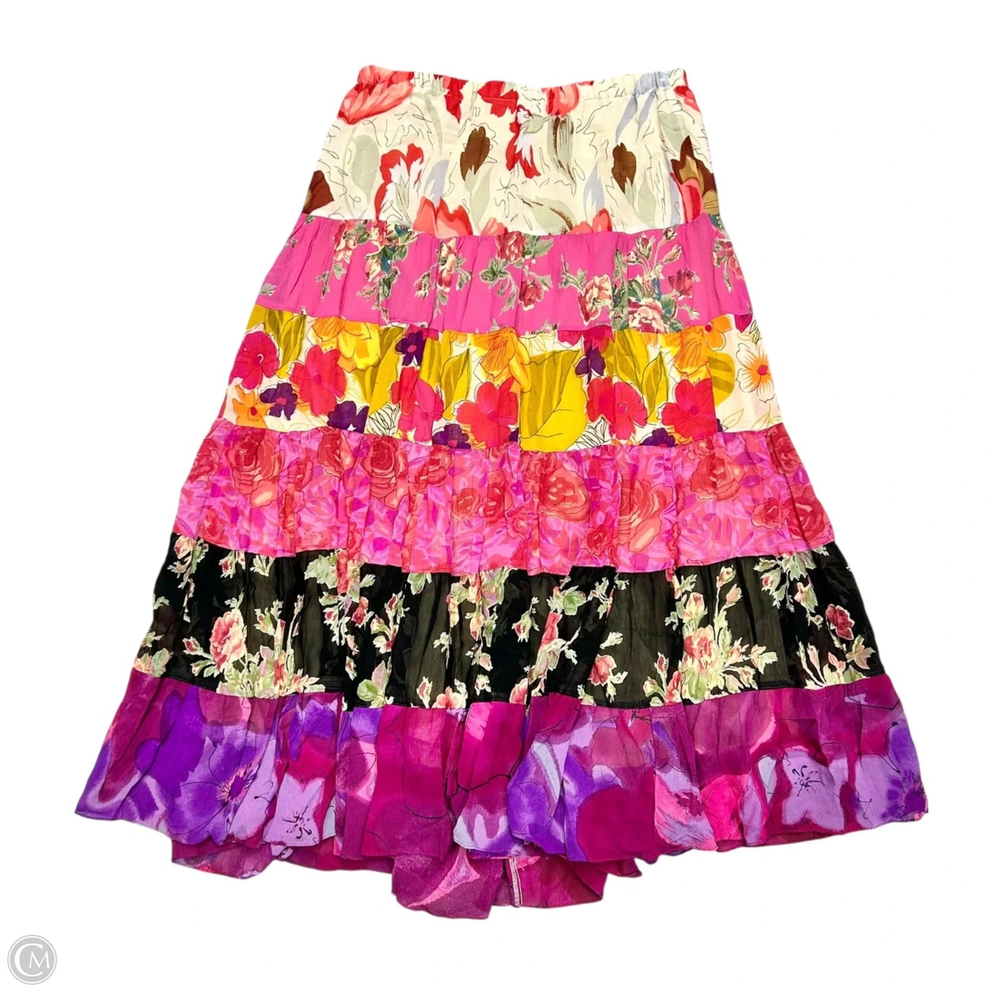 Skirt Maxi By Coldwater Creek In Floral Print, Size: L