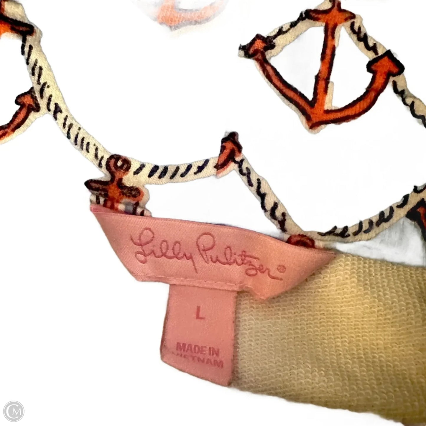 Sweatshirt Designer By Lilly Pulitzer In Blue & Red, Size: L