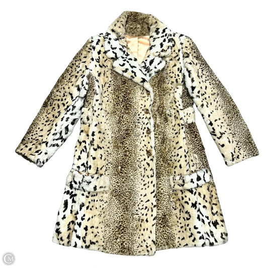 Coat Faux Fur & Sherpa In Leopard Print, Size: M