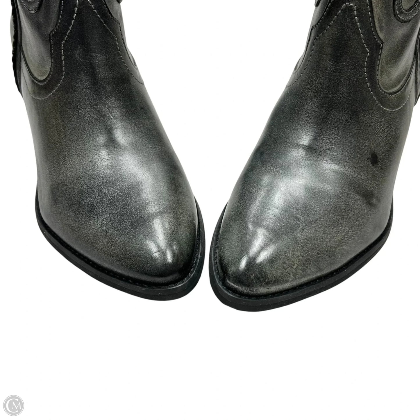 Boots Western By Carlos By Carlos Santana In Grey, Size: 10