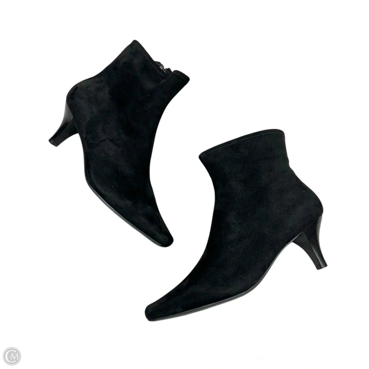 Boots Ankle Heels By Impo In Black, Size: 10