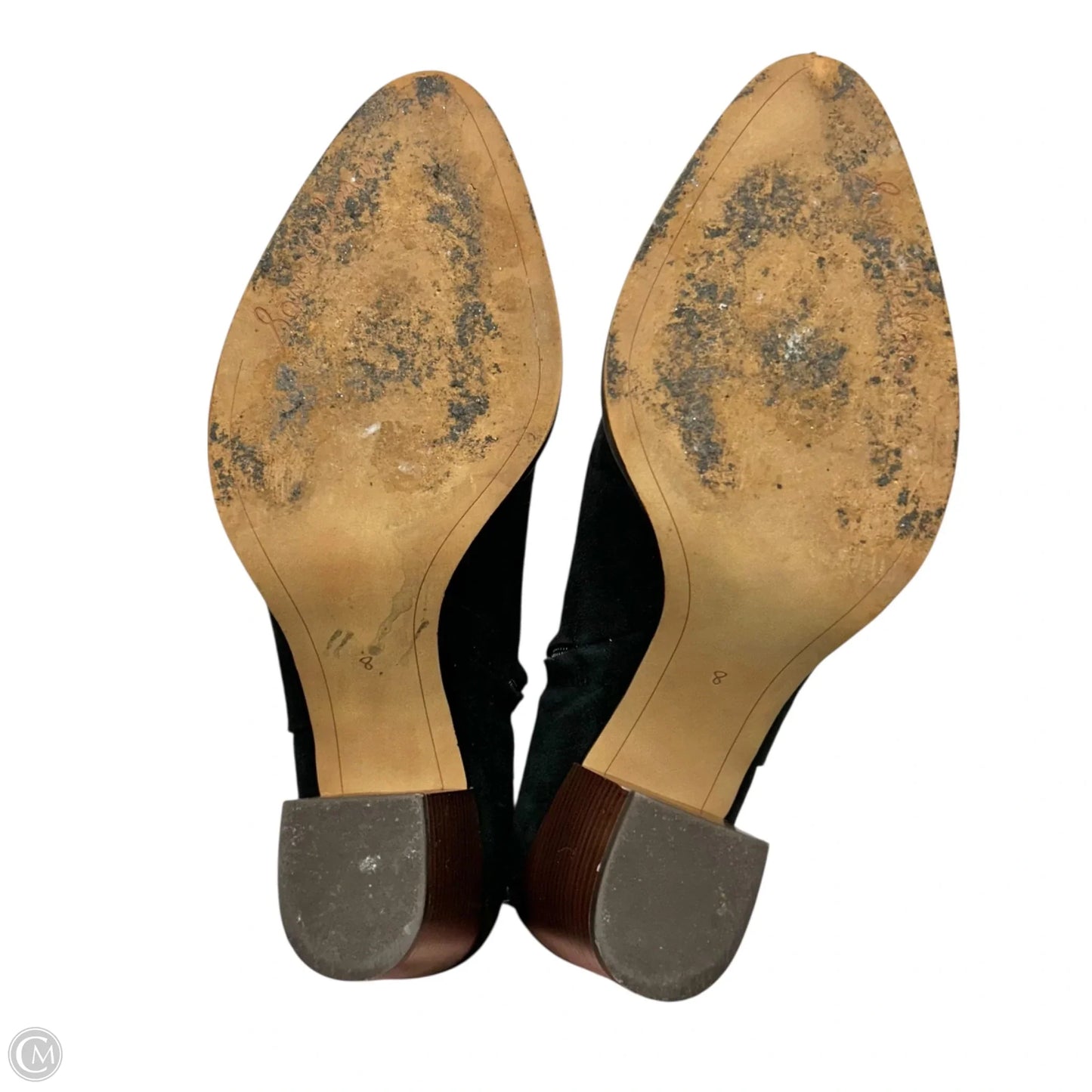 Boots Ankle Heels By Sam Edelman In Black, Size: 8