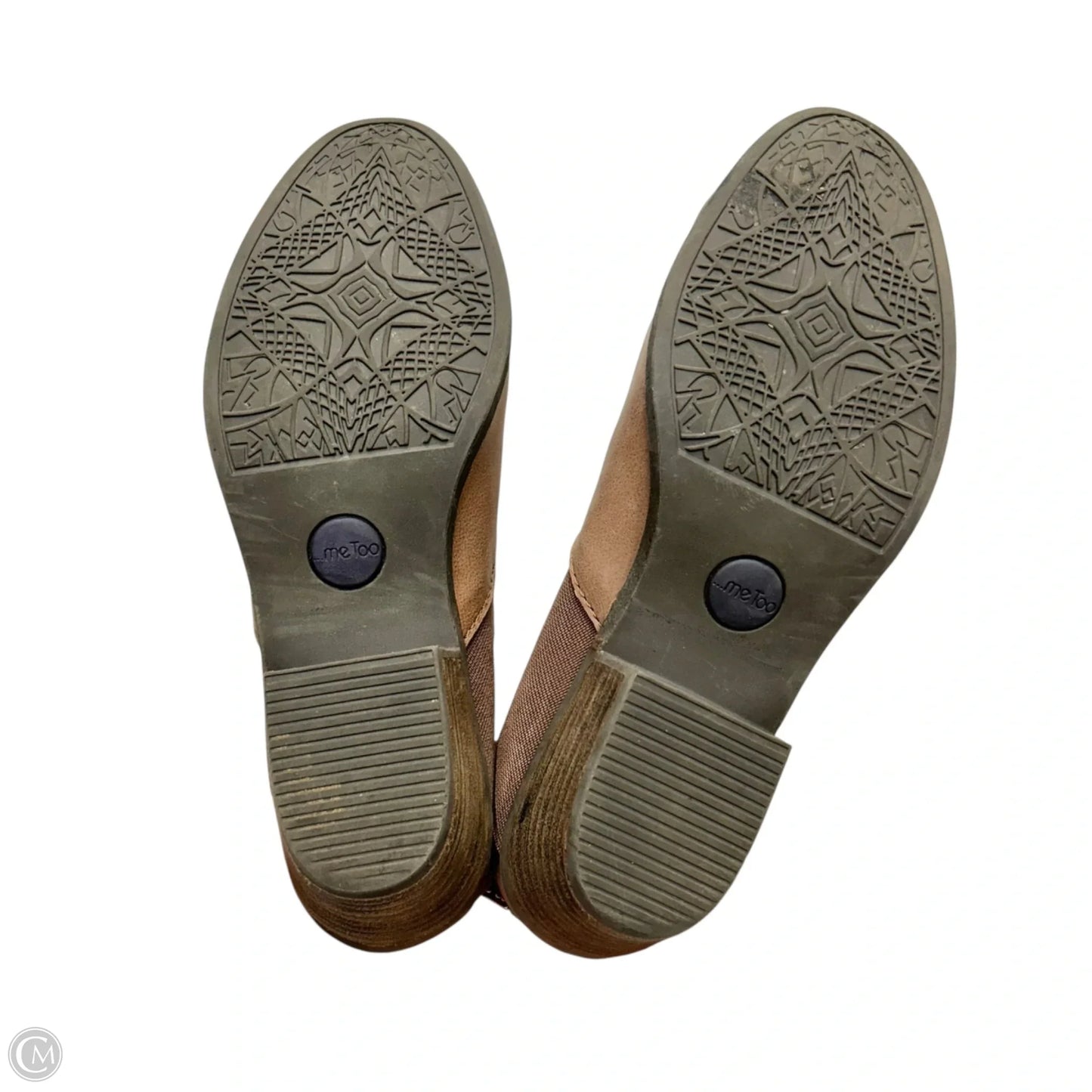 Boots Ankle Heels By Me Too In Tan, Size: 8