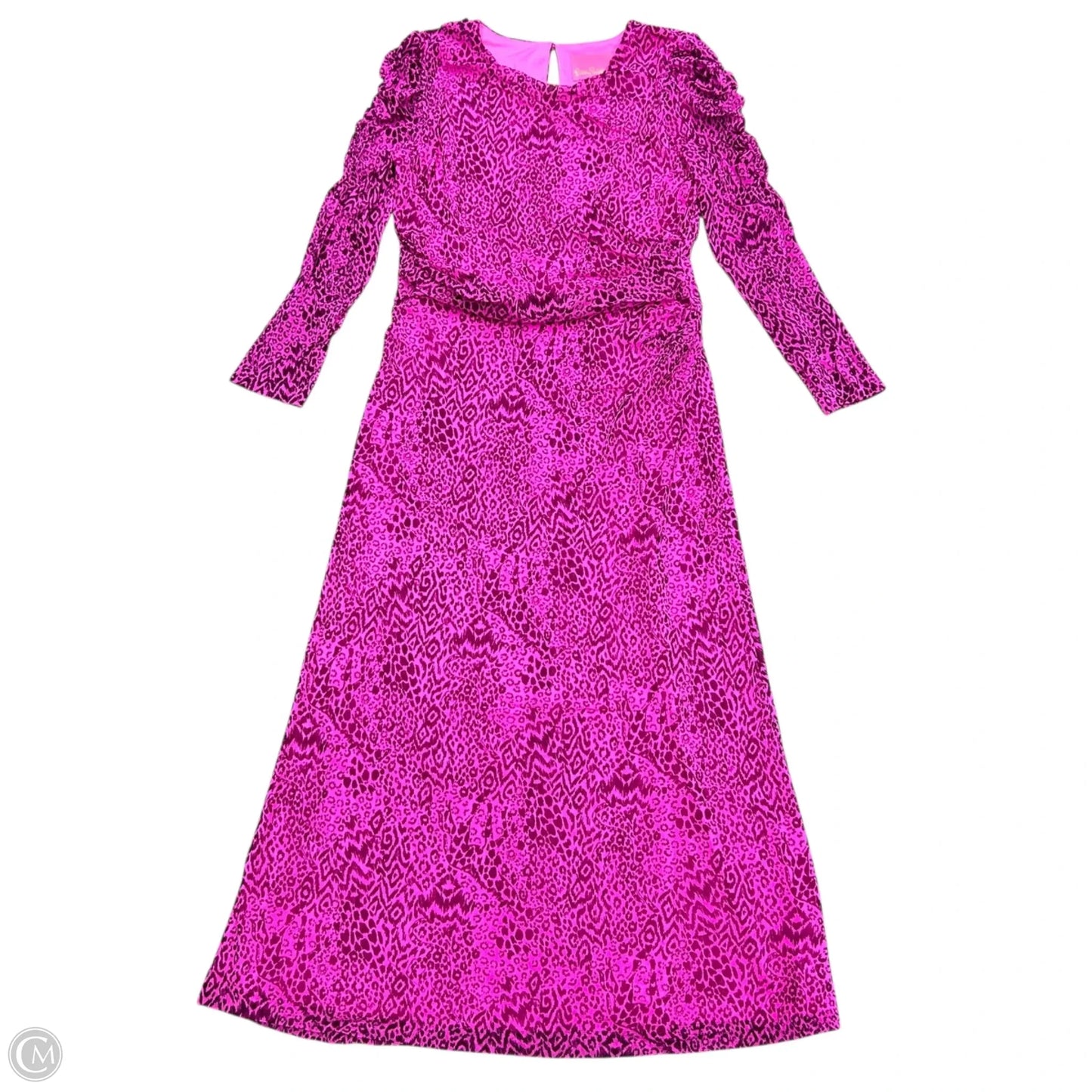 Dress Designer By Lilly Pulitzer In Pink & Purple, Size: L