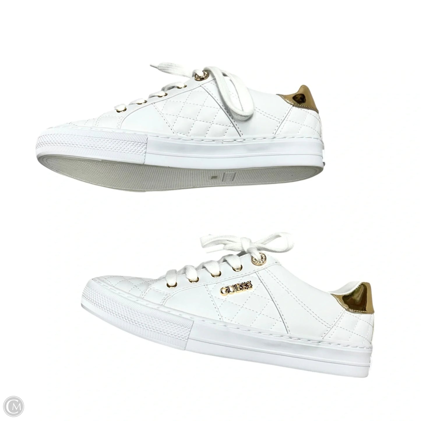 Shoes Sneakers By Guess In White, Size: 7