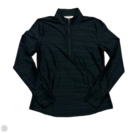 Athletic Jacket By Tommy Bahama In Black, Size: M