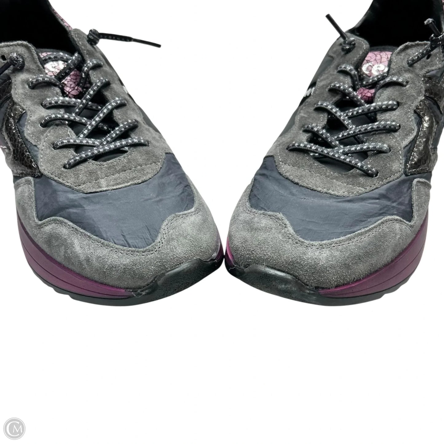 Shoes Sneakers By Cetti In Grey & Purple, Size: 8.5