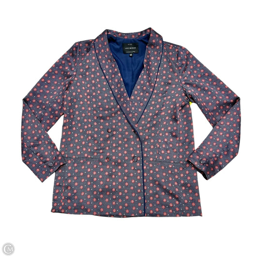 Blazer By Lucky Brand In Blue & Red, Size: M