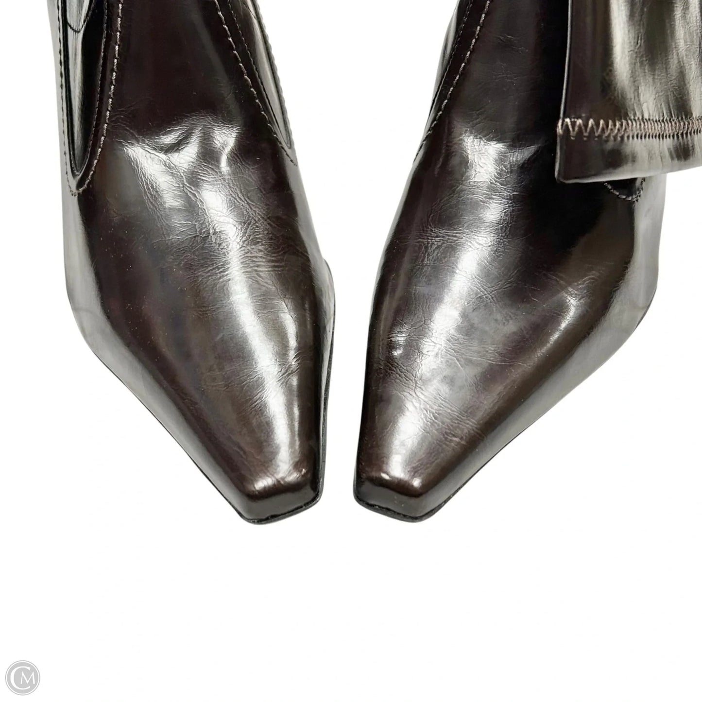 Boots Knee Heels By Franco Sarto In Brown, Size: 12