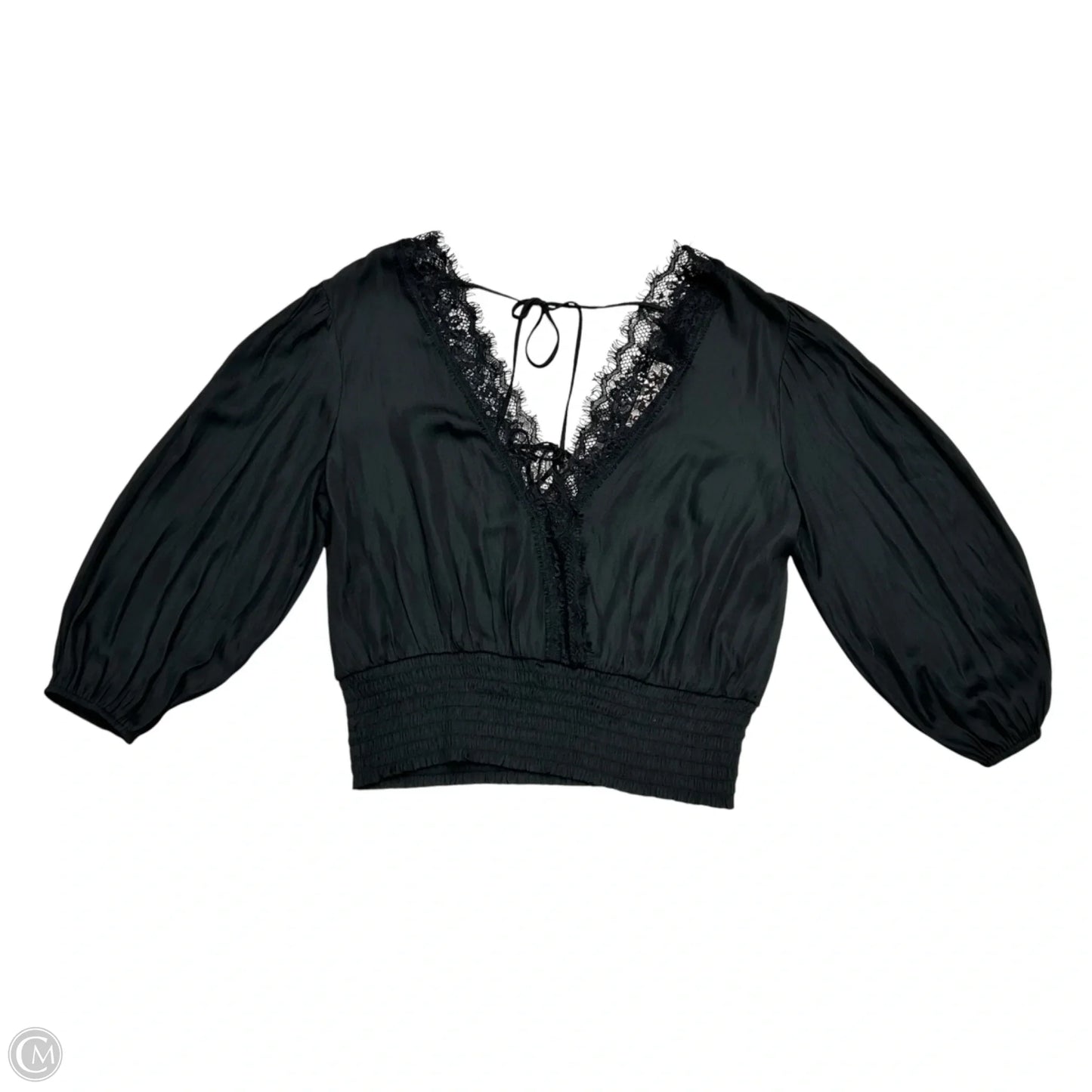 Top Long Sleeve By Dolan Left Coast In Black, Size: M