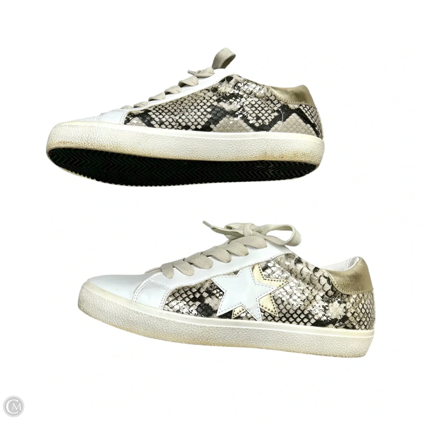 Shoes Sneakers By Steve Madden In Snakeskin Print, Size: 8