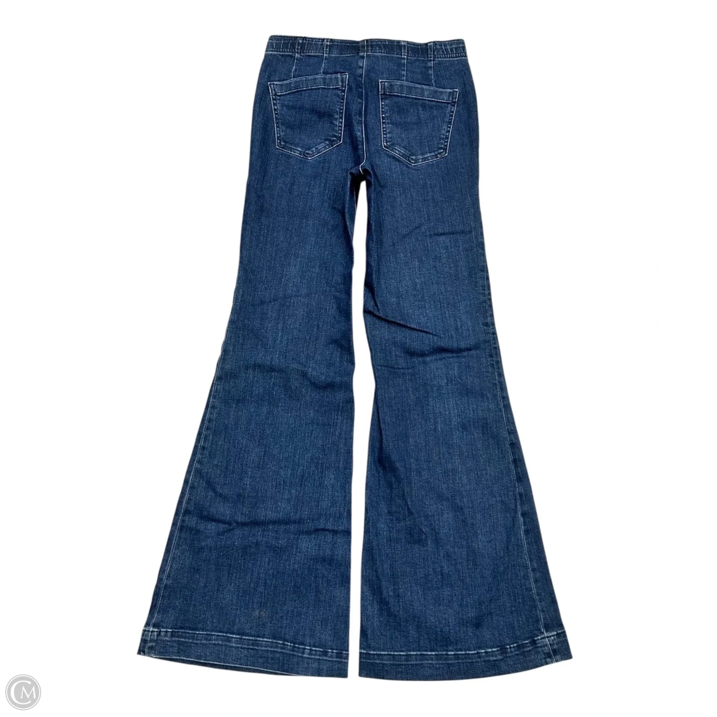 Jeans Flared By Pilcro In Blue Denim, Size: 4
