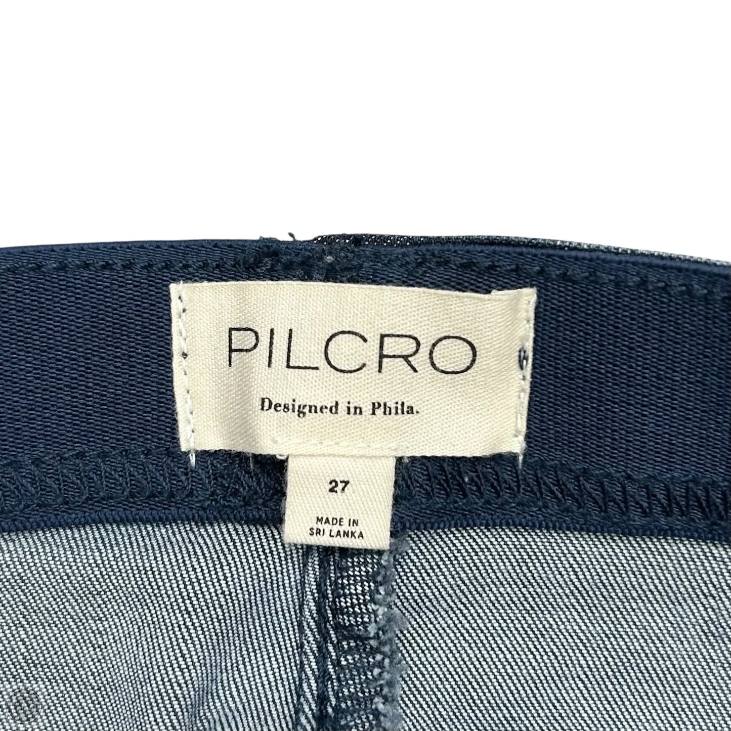Jeans Flared By Pilcro In Blue Denim, Size: 4