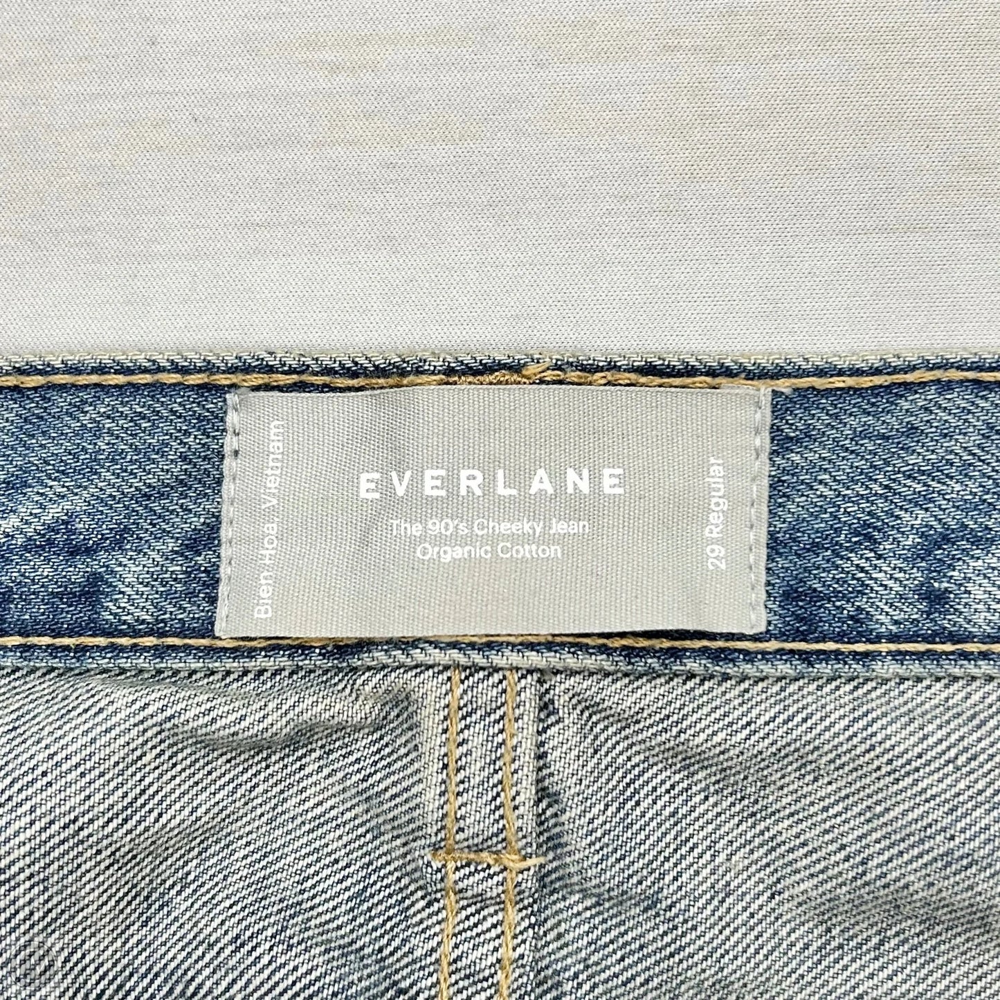 Jeans Straight By Everlane In Blue Denim, Size: 8