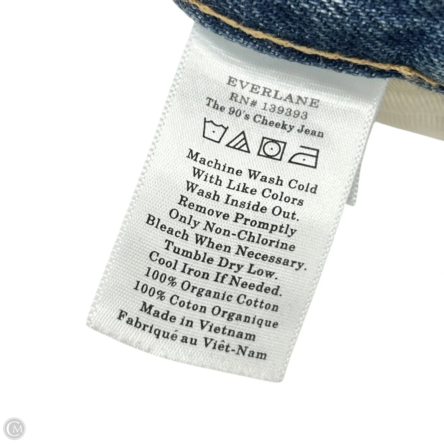 Jeans Straight By Everlane In Blue Denim, Size: 8