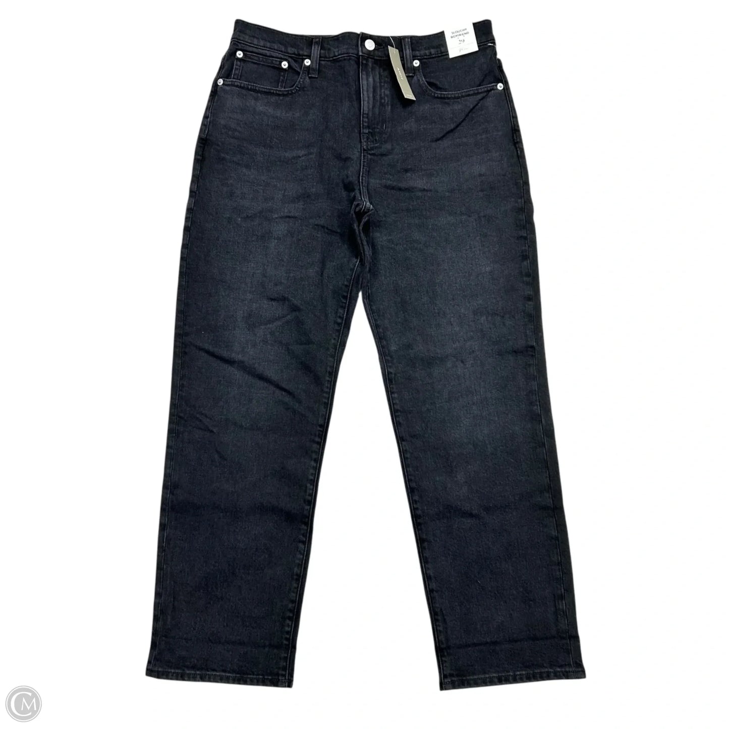 Jeans Boyfriend By J. Crew In Black Denim, Size: 8