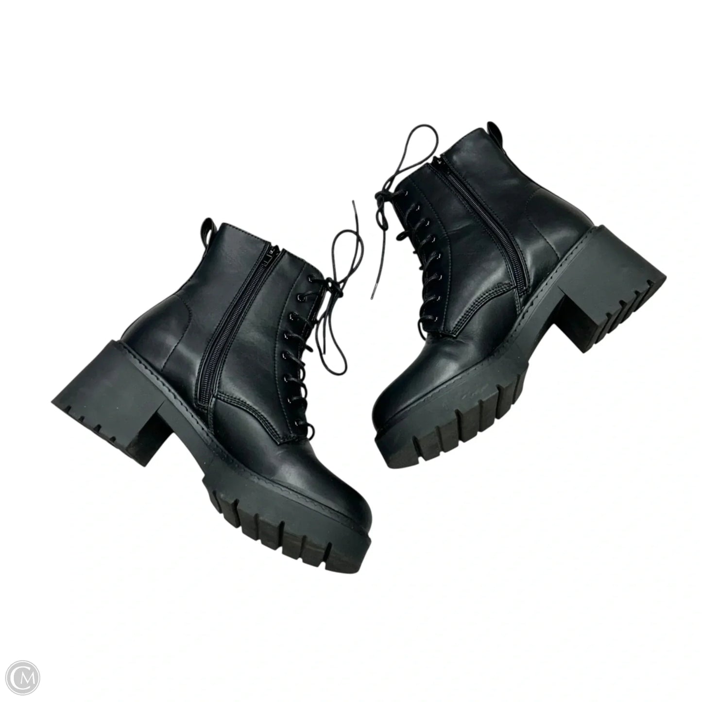 Boots Combat By Madden Girl In Black, Size: 9