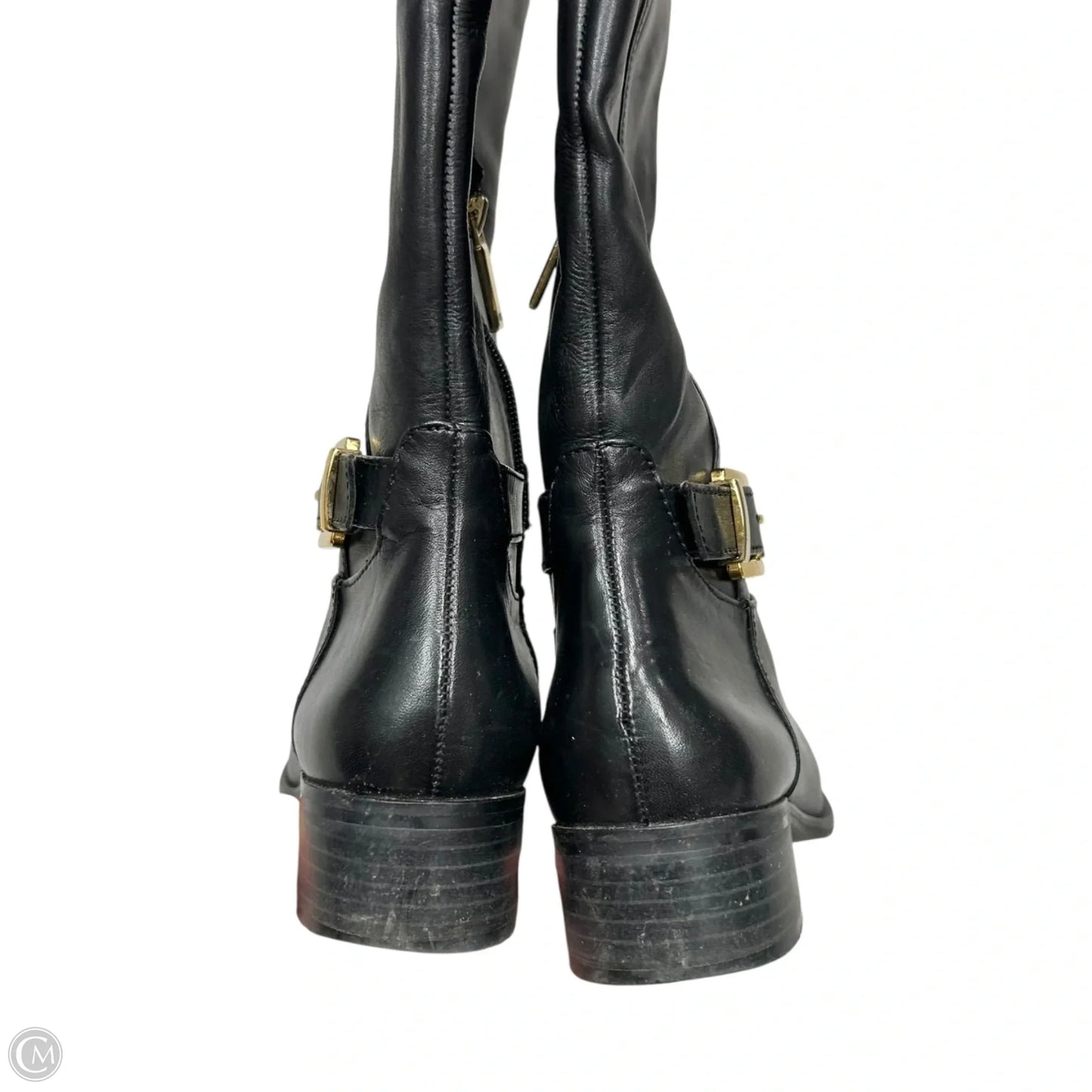 Boots Knee Flats By Banana Republic In Black, Size: 6.5