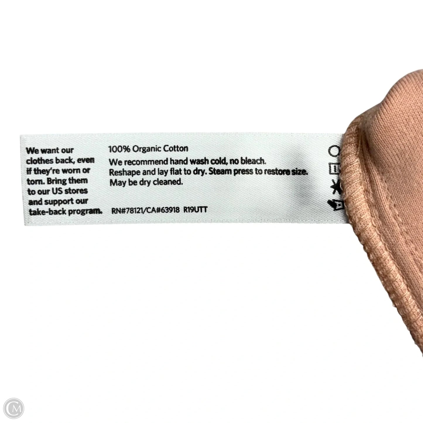 Dress Sweater By Eileen Fisher In Peach, Size: Xs