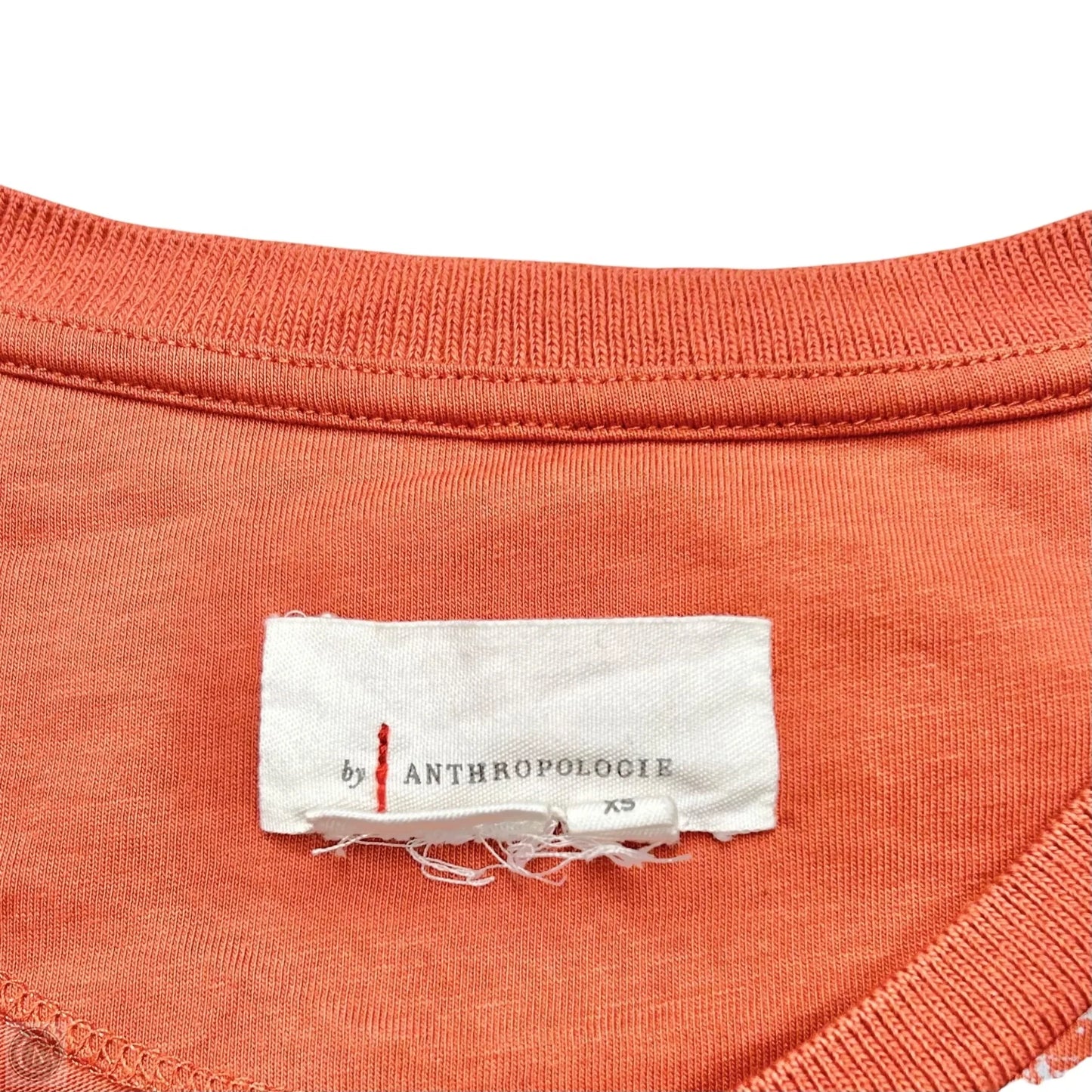 Top Short Sleeve By Anthropologie In Blue & Orange, Size: Xs