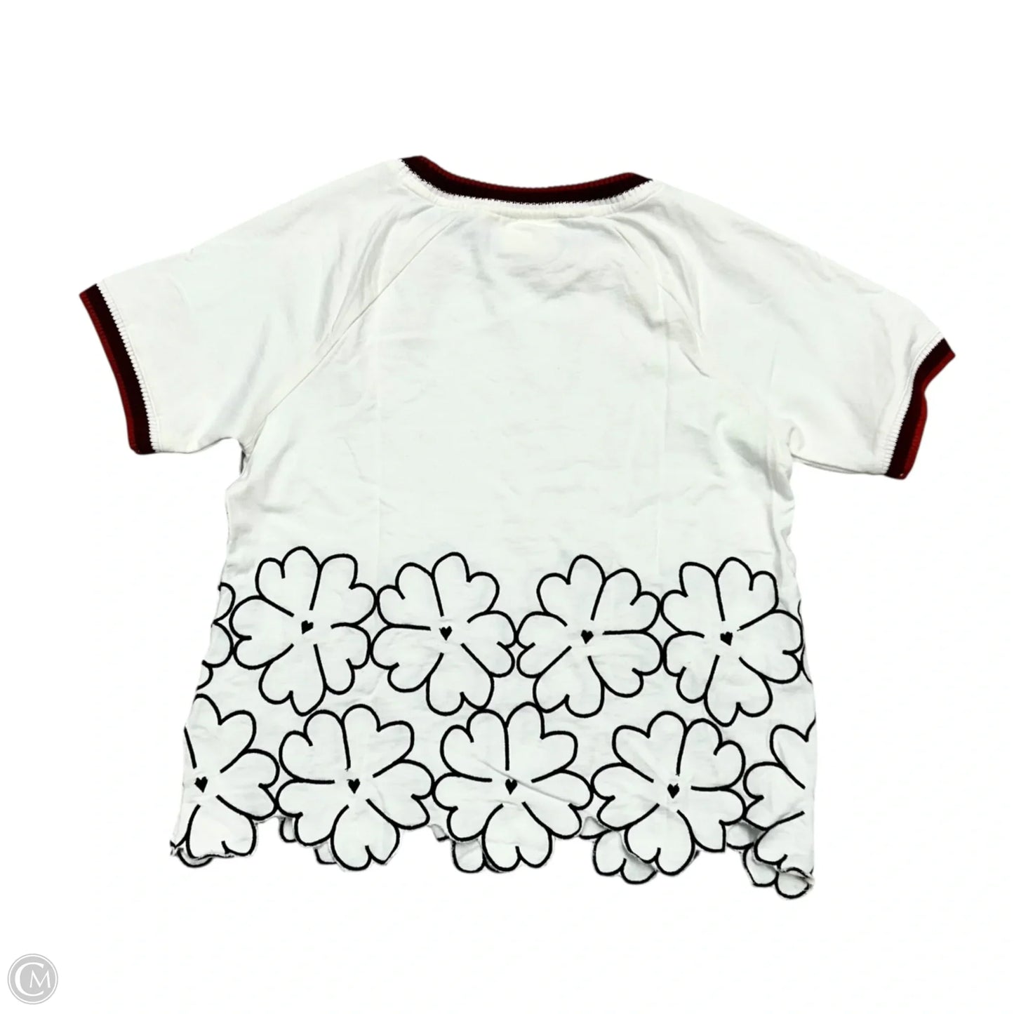 Top Short Sleeve By Maeve In White, Size: Xs