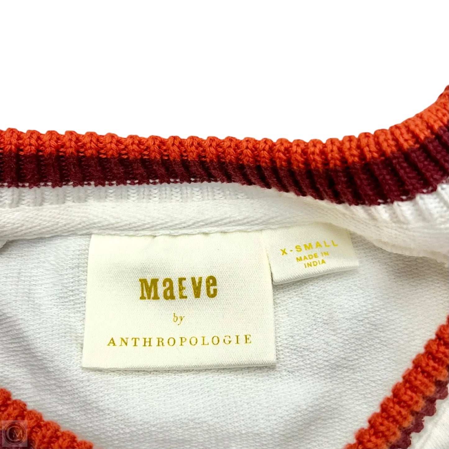 Top Short Sleeve By Maeve In White, Size: Xs