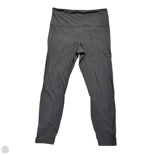 Athletic Leggings By Athleta In Grey, Size: M