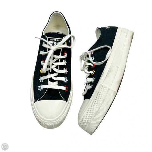 Shoes Sneakers Platform By Converse In Black & White, Size: 8.5