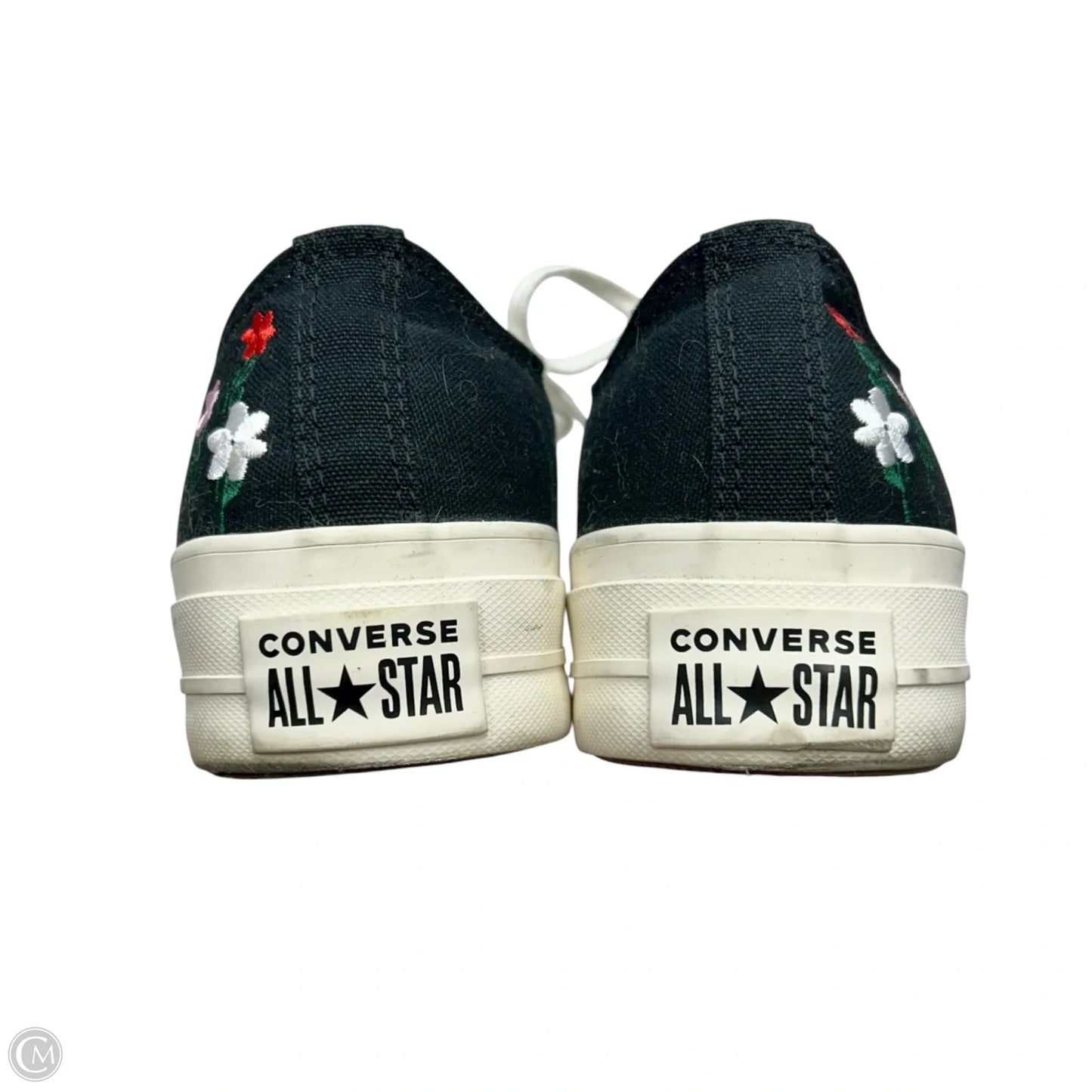 Shoes Sneakers Platform By Converse In Black & White, Size: 8.5