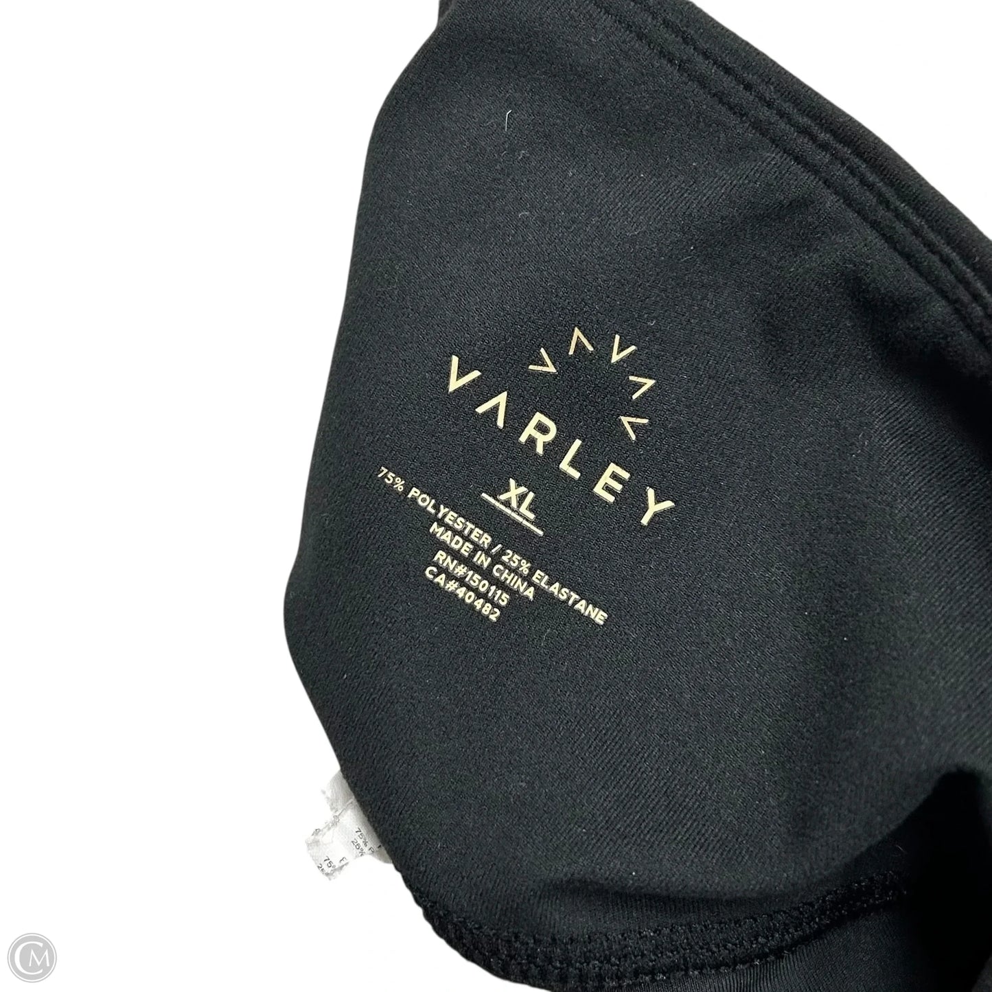 Athletic Pants By Varley In Black, Size: Xl