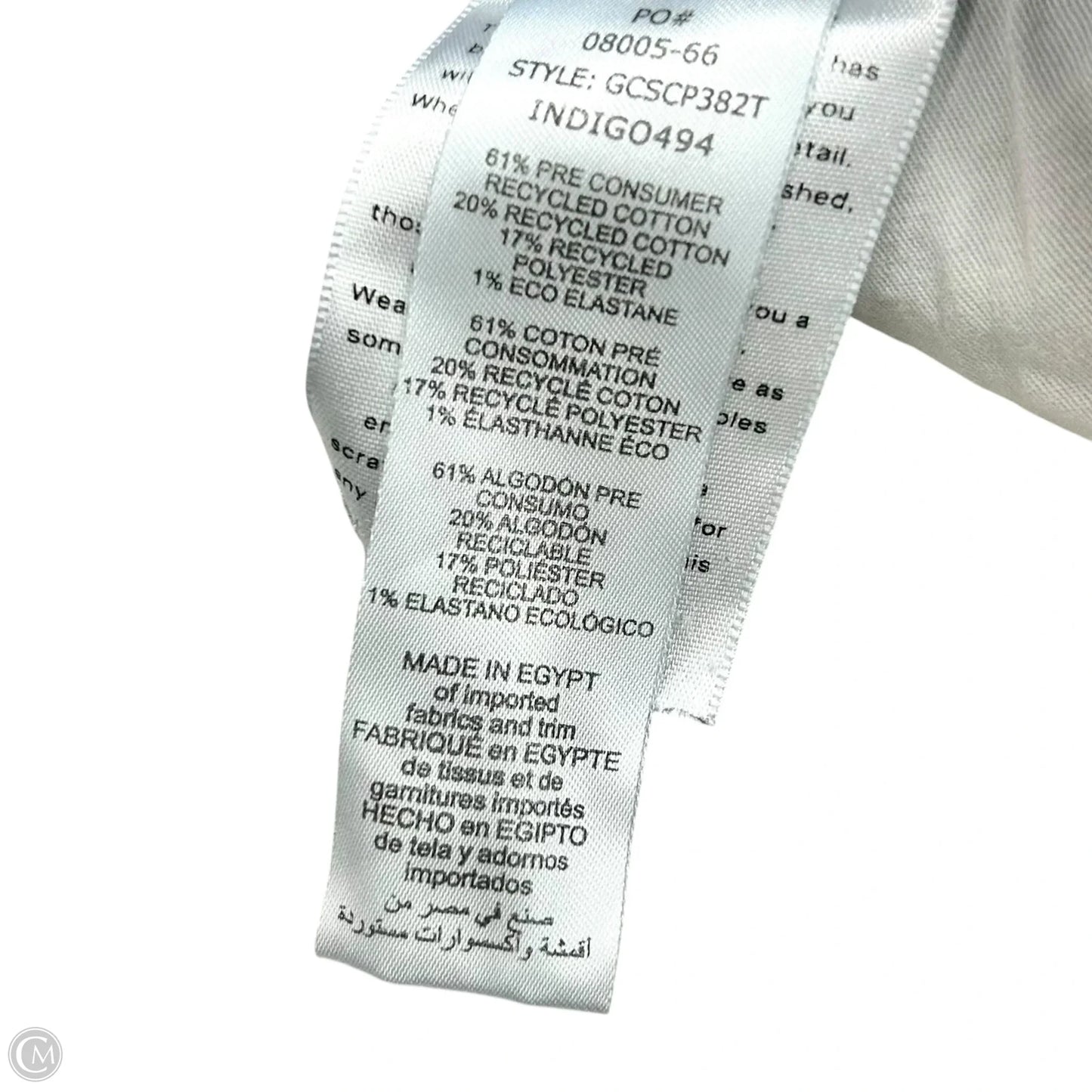 Jeans Skinny By Good American In Blue Denim, Size: 22