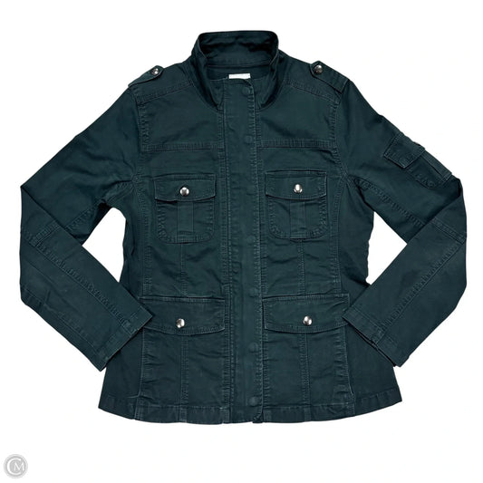 Jacket Moto By Kensie In Green, Size: M