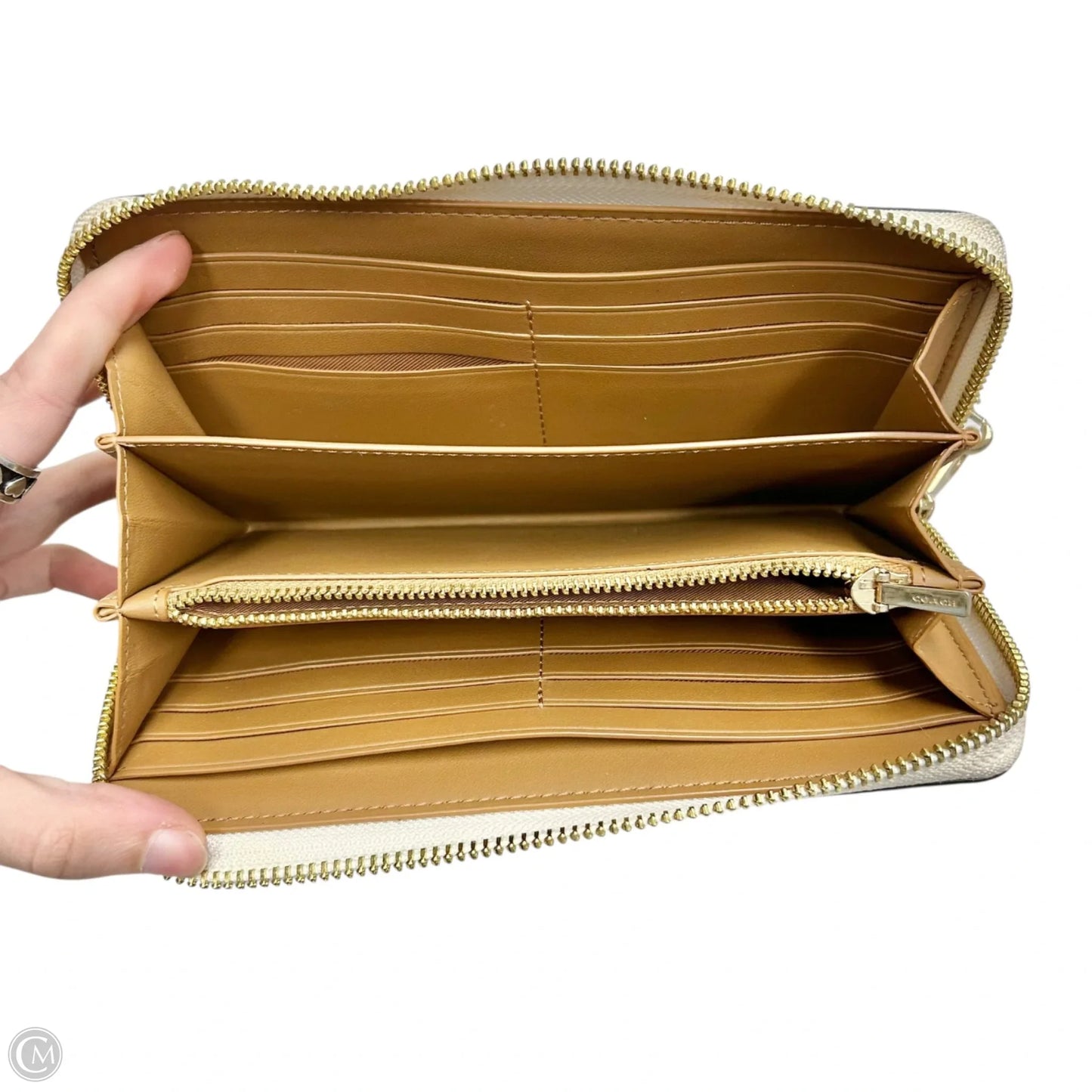 Wristlet Designer By Coach, Size: Large