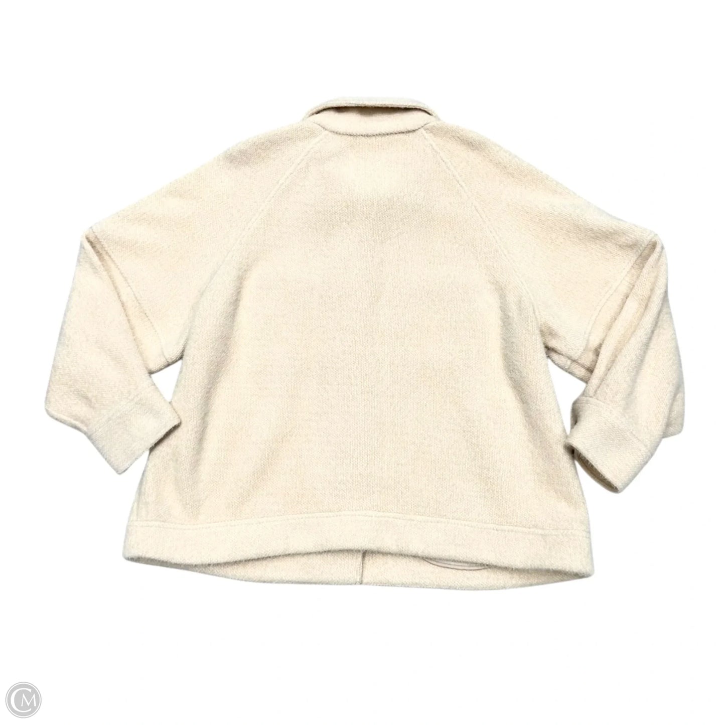 Jacket Shirt By Greylin In Cream, Size: Xl