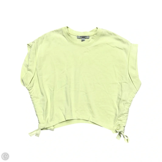 Top Short Sleeve Designer By All Saints In Green, Size: M
