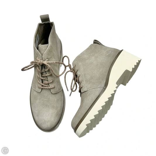 Boots Ankle Heels By Toms In Taupe, Size: 8