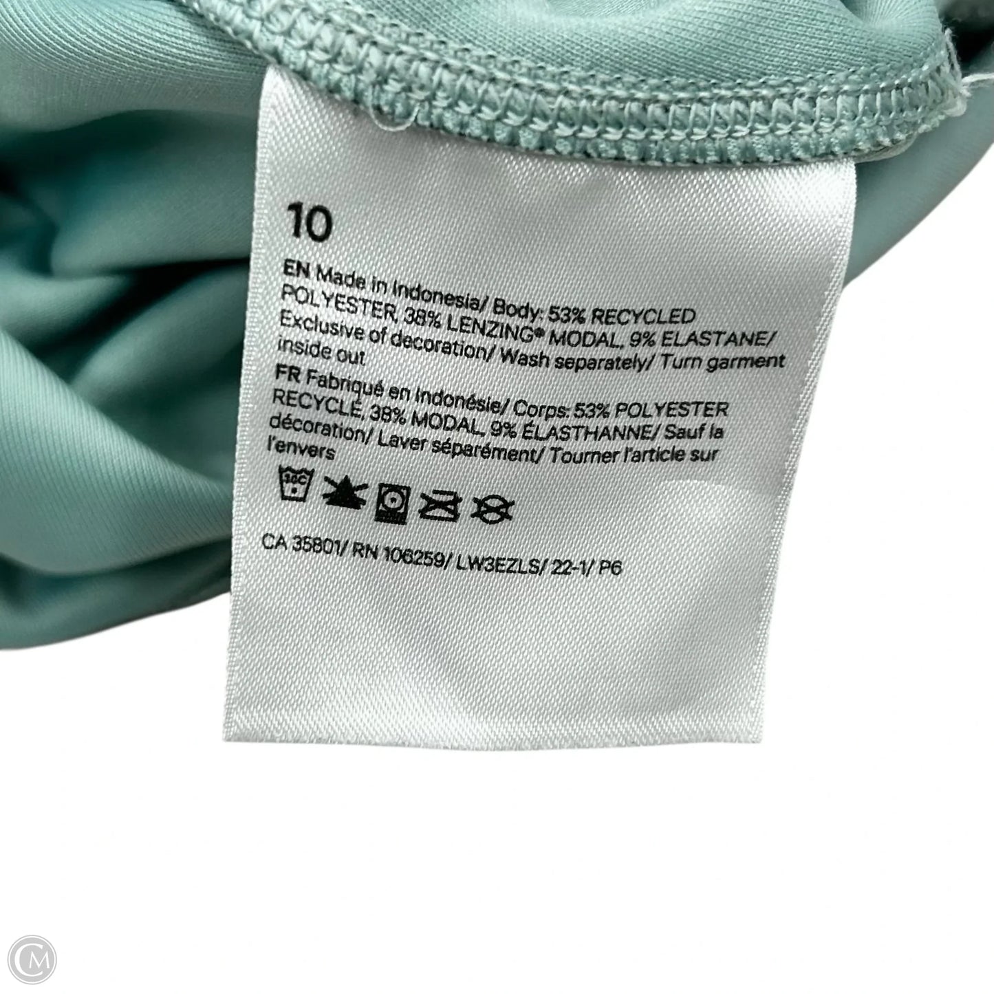 Athletic Sweatshirt Crewneck By Lululemon In Aqua, Size: M