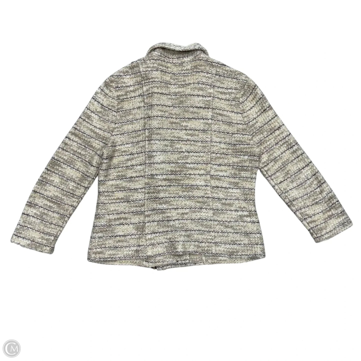 Jacket Moto By Lucky Brand In Cream, Size: L