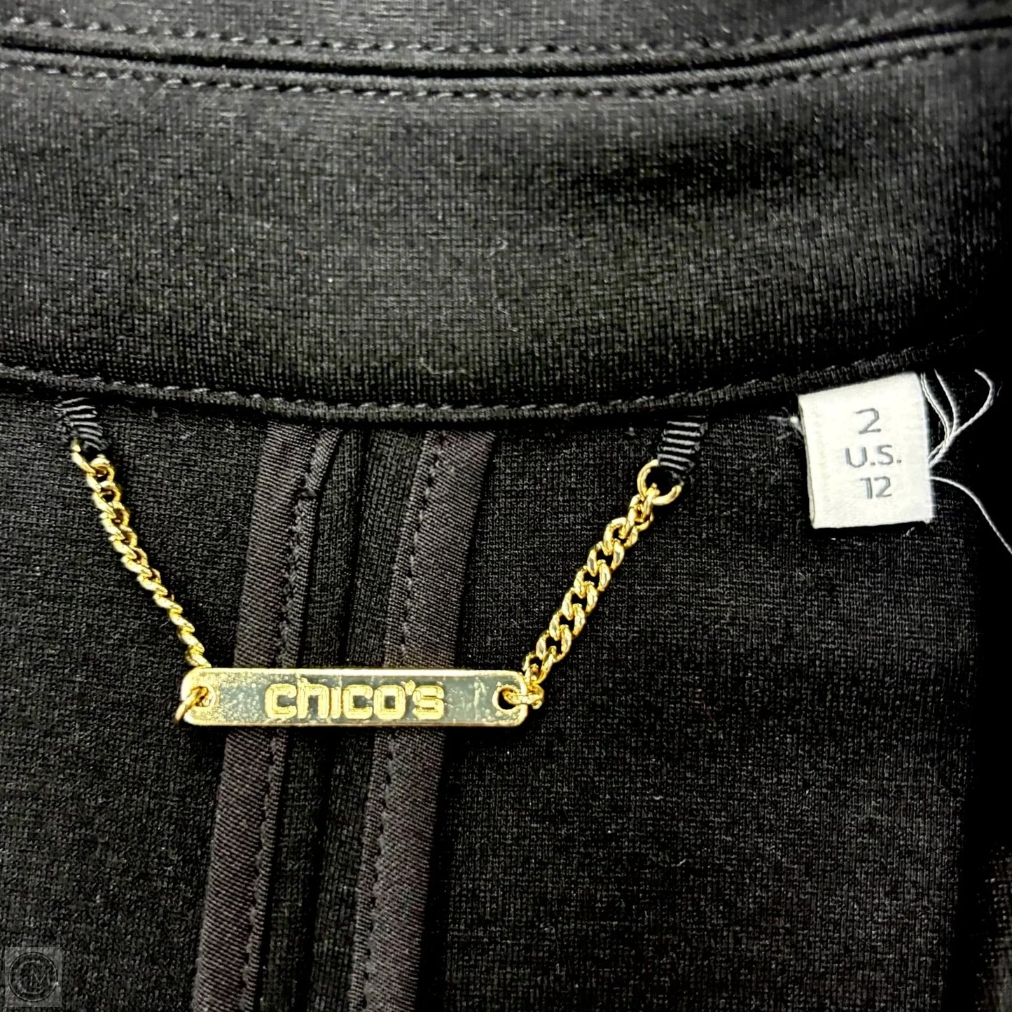 Blazer By Chicos In Black, Size: L