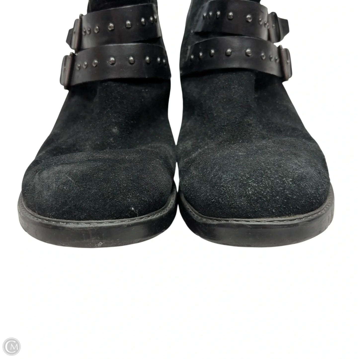 Boots Ankle Flats By Clarks In Black, Size: 8