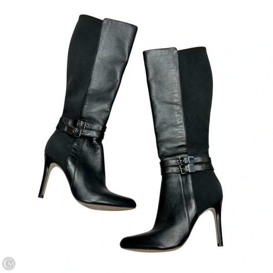 Boots Knee Heels By White House Black Market In Black, Size: 6.5