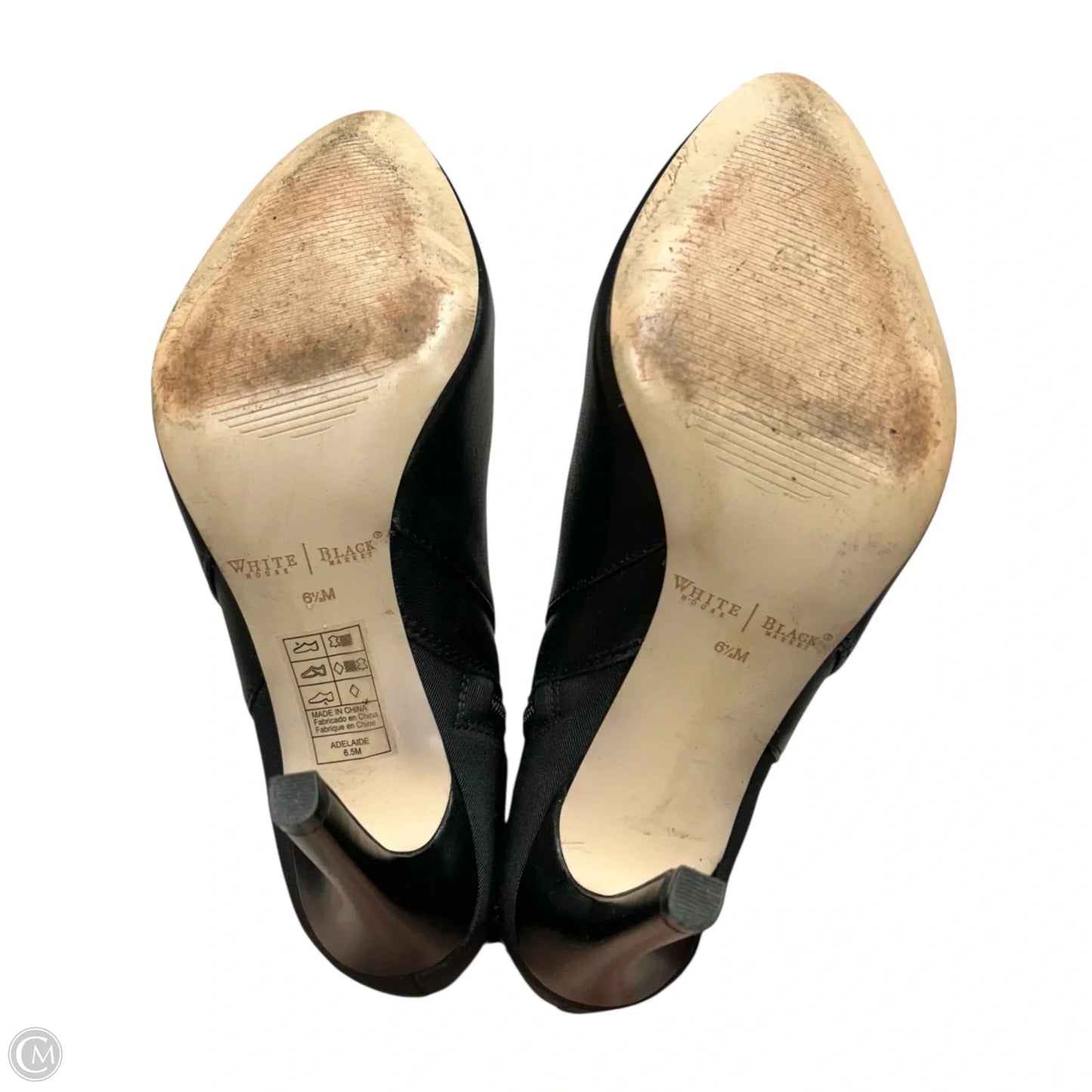 Boots Knee Heels By White House Black Market In Black, Size: 6.5