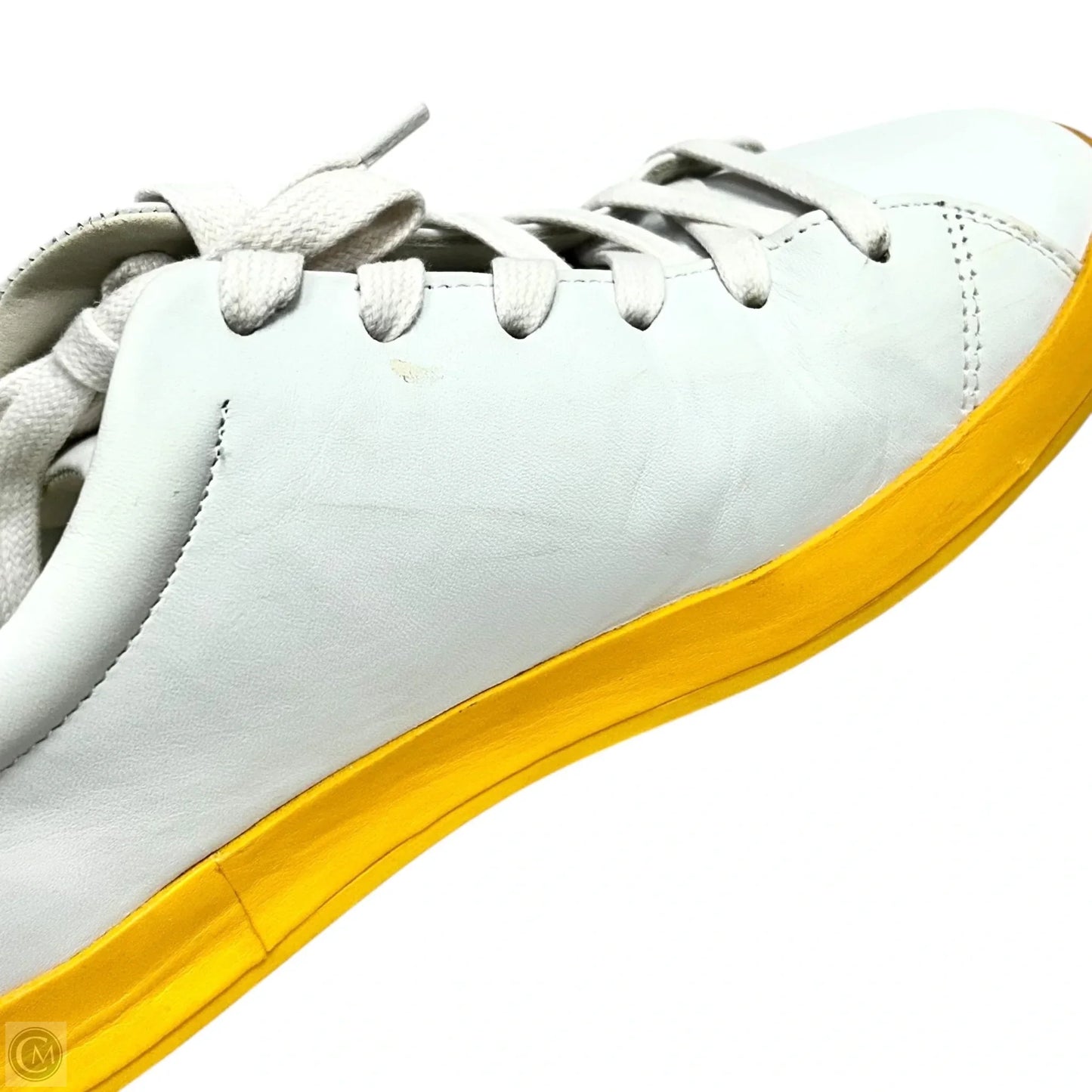 Shoes Sneakers By Rag And Bone In White & Yellow, Size: 7.5