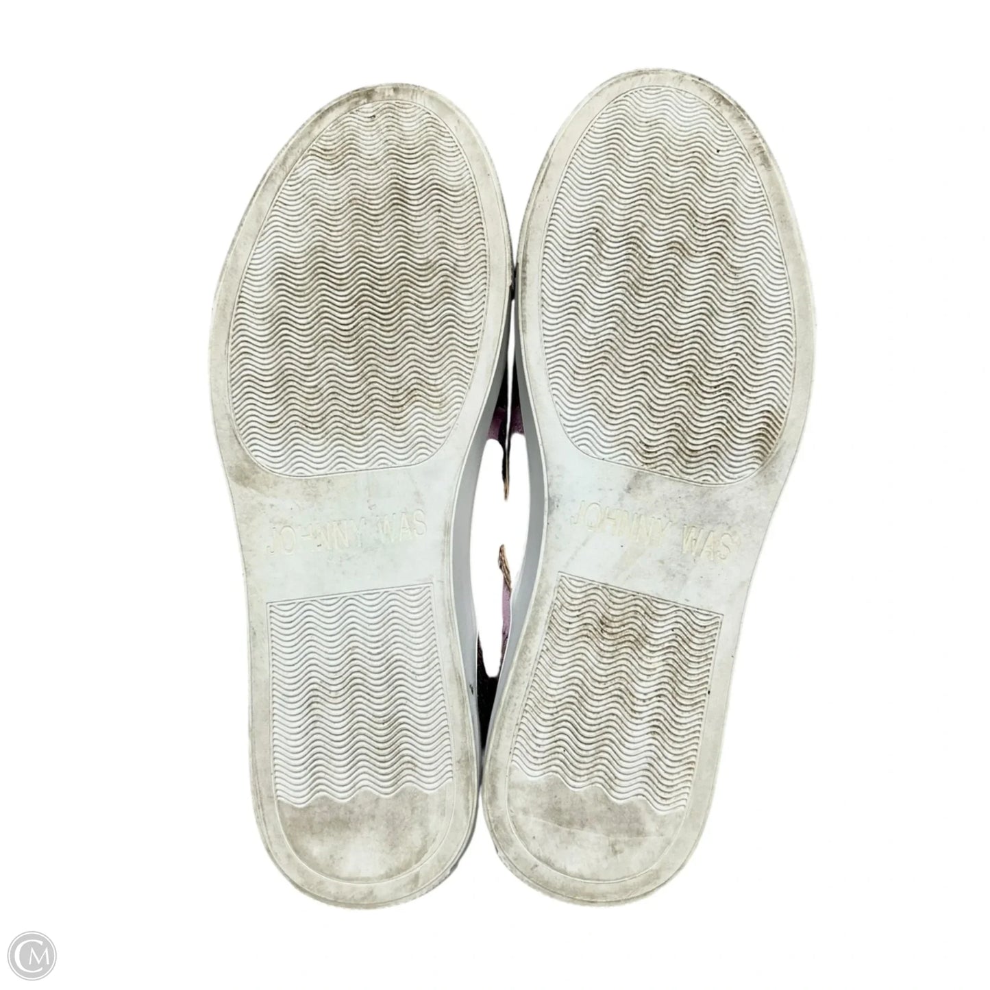 Shoes Sneakers By Johnny Was In Gold & Purple, Size: 6