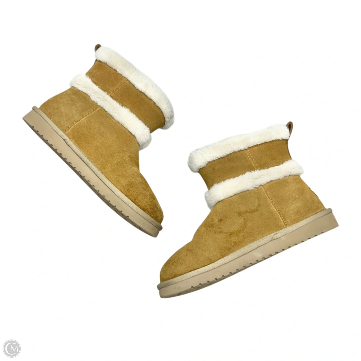 Boots Ankle Flats By Koolaburra By Ugg In Tan, Size: 8