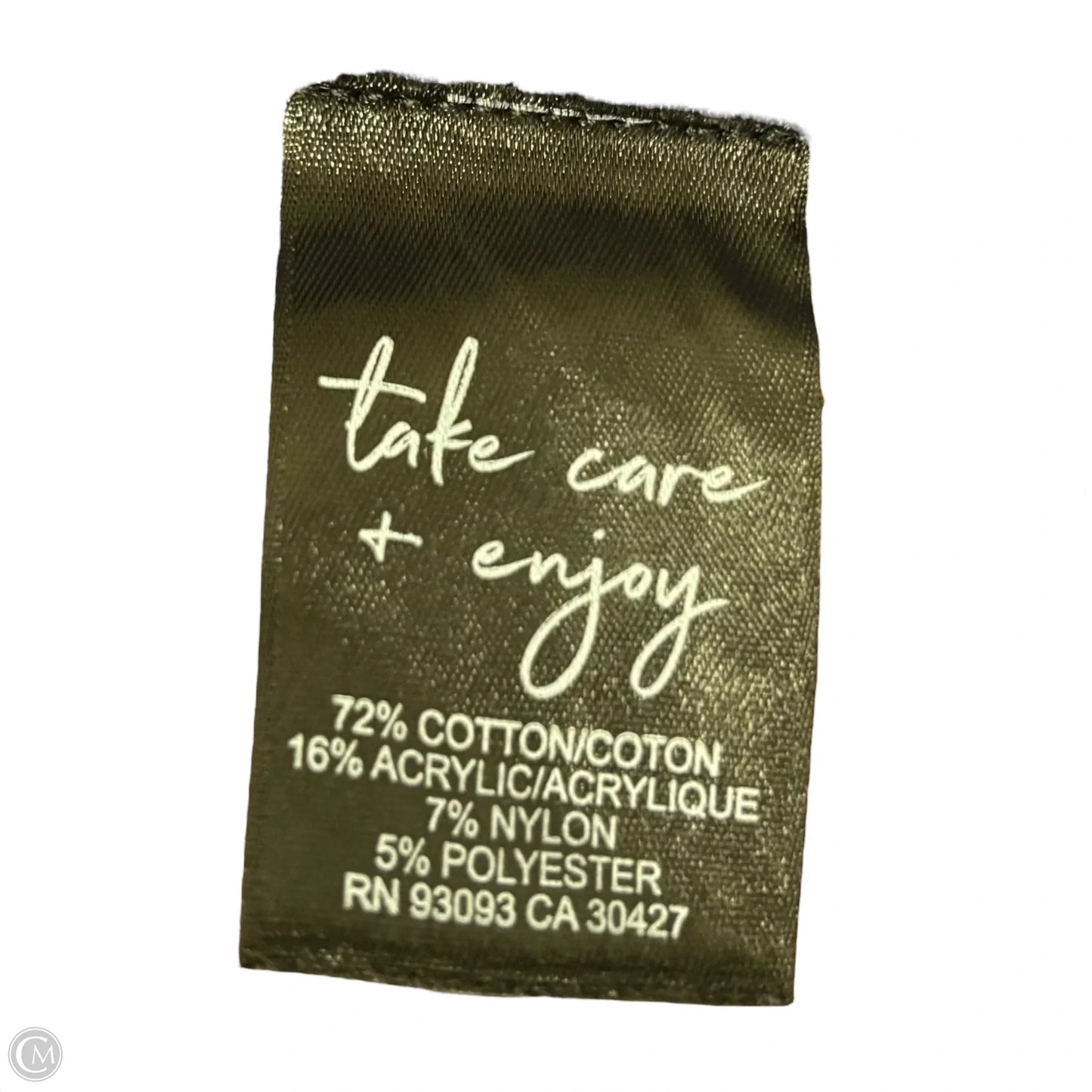 Jacket Moto By Nic + Zoe In Blue, Size: S