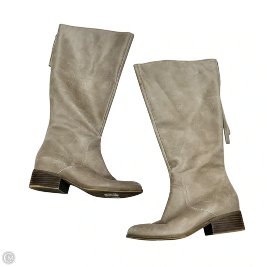 Boots Knee Flats By Lucky Brand In Taupe, Size: 8.5